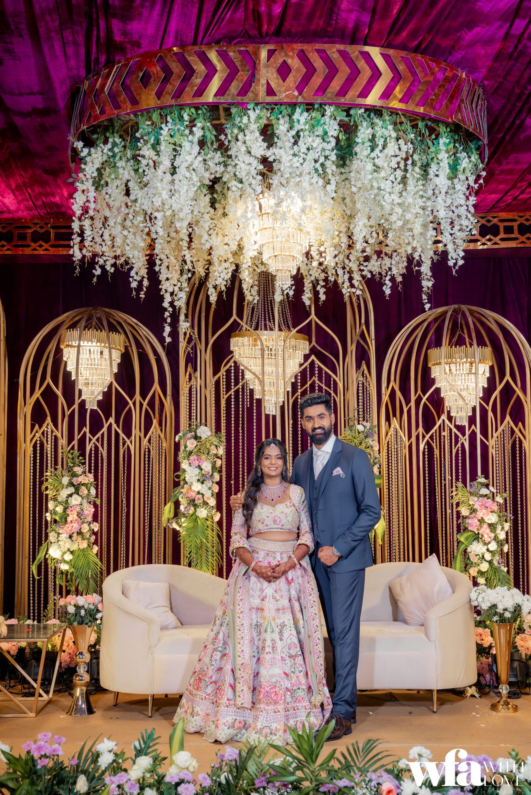 0010 – Aishu and Harsha bridge, groom wedding styling by South India and Chennai’s best fashion stylist Ekta Nahar
